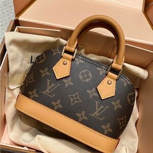 Louis Vuitton Monogram Brown and Tan Mini Bag